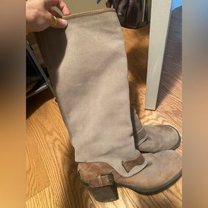 Nine West suede heeled boots